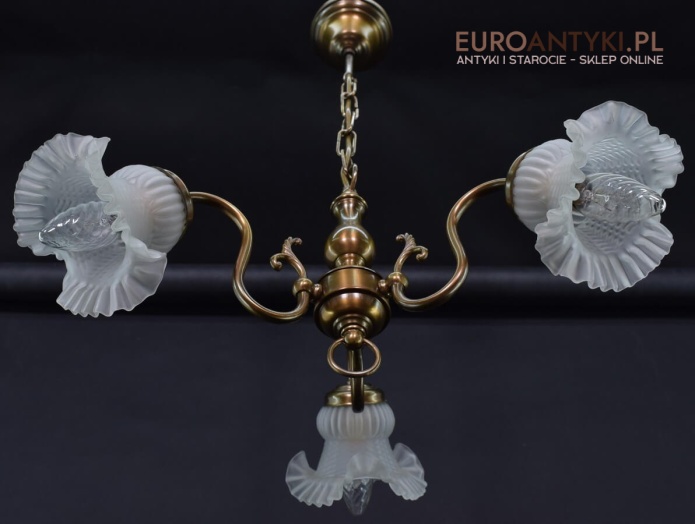 żyrandol z kloszami żyrandol z kloszami